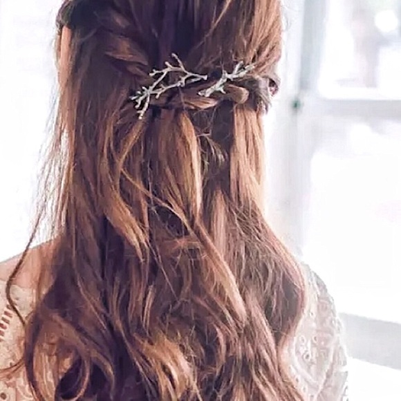 ⚜️𝟯𝟬%𝗢𝗙𝗙 𝗯𝘂𝗻𝗱𝗹𝗲𝘀 𝟯+⚜️ NEW Set of 2 Twig Shape Bohemian Hairpins - Picture 3 of 14